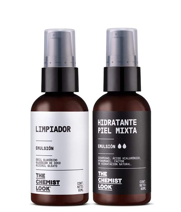 limpiador facial 60 mL y emulsion hidratante piel mixta 60 mL