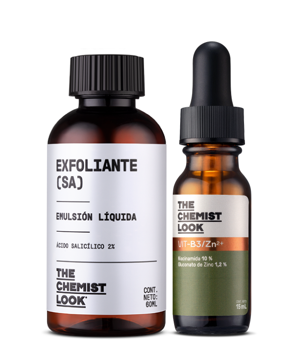 exfoliante acido salicilico 60 mL y serum niacinamida 15 mL 