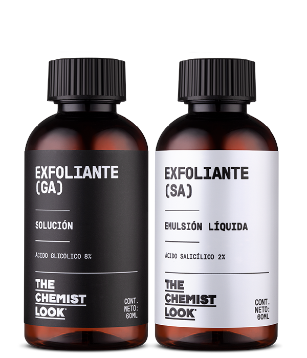 exfoliante acido glicolico 60 mL y exfoliante acido salicilico 60 mL