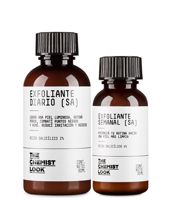 exfoliante acido salicilico 60 mL y exfoliante concentrado acido salicilico 30 mL